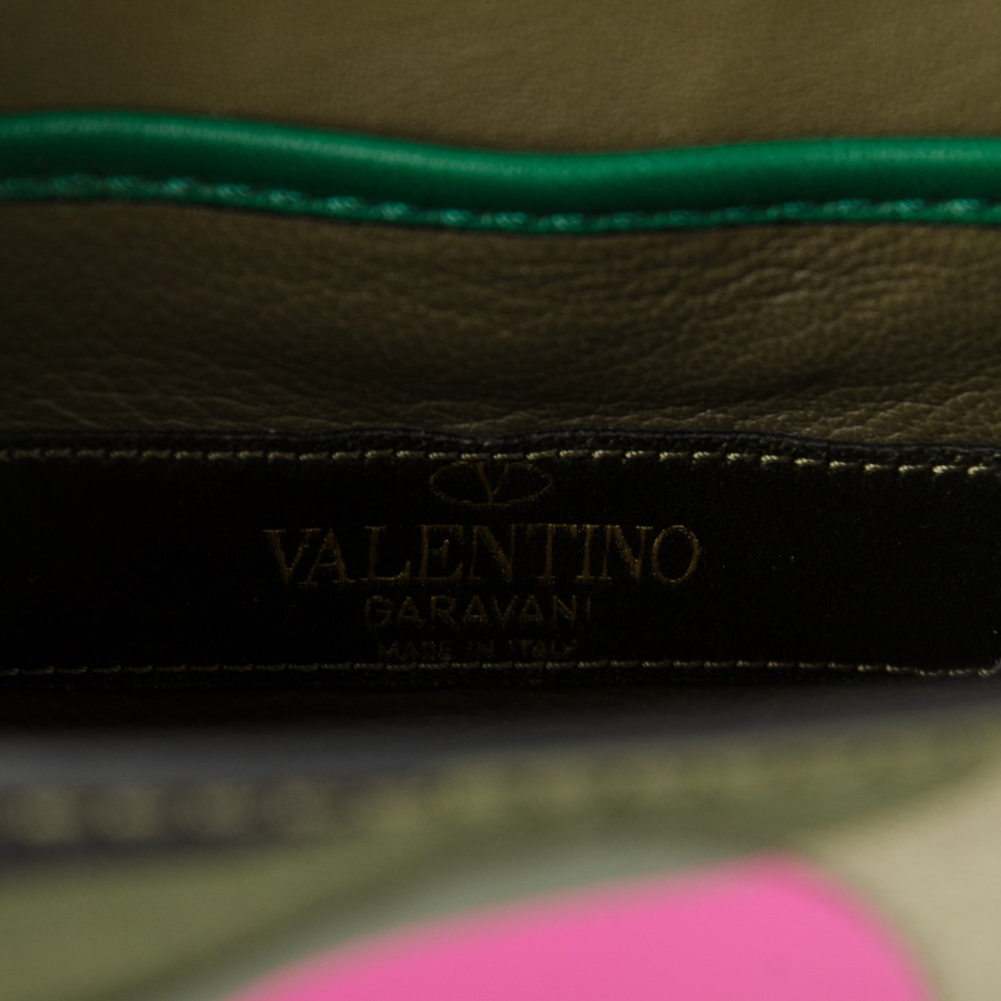 Nappa Canvas Camouflage Mini Glam Lock Rockstud Flap Multicolor