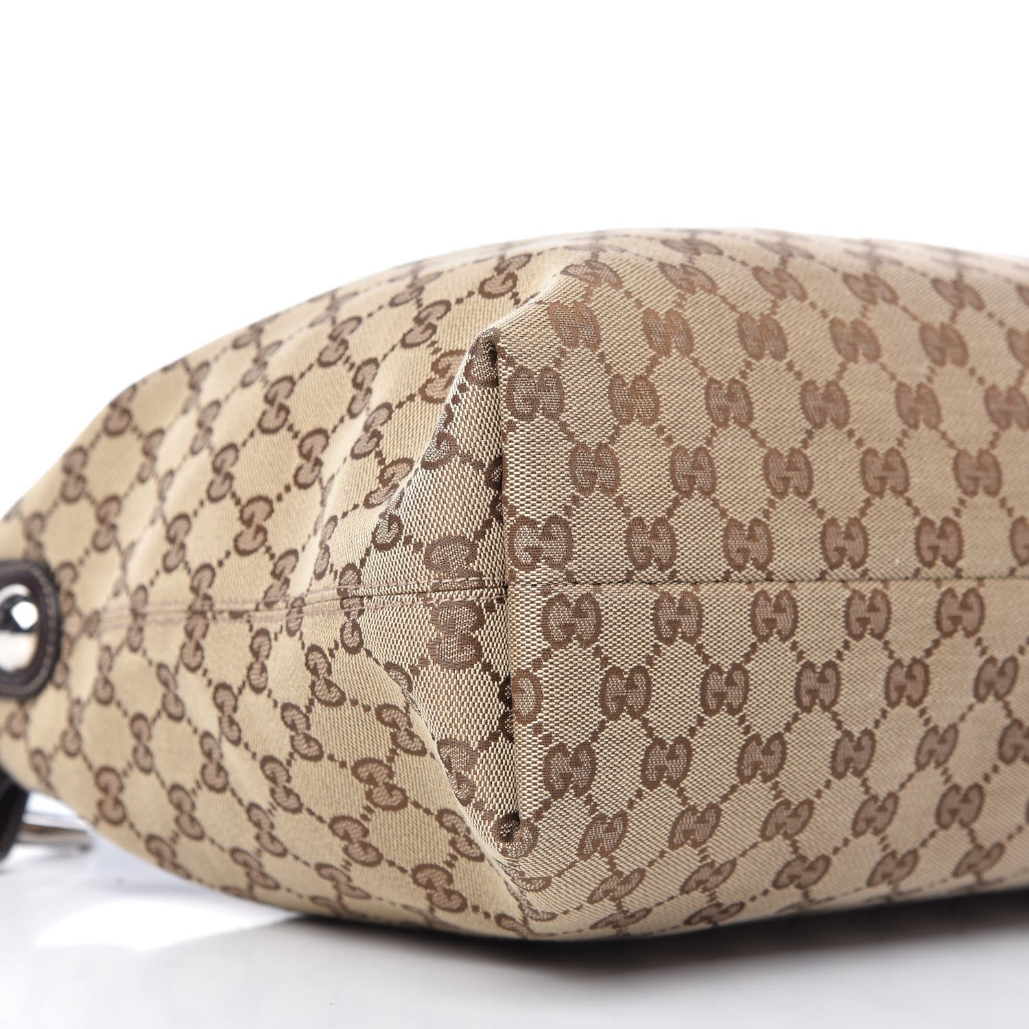 Gucci Monogram Medium Icon Bit Hobo Dark Brown 6 of 9