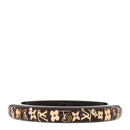Louis Vuitton Resin Swarovski Pearl Medium Inclusion Bracelet PM Praline 1 of 4