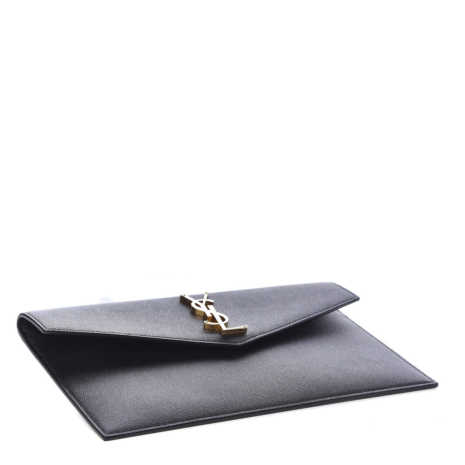 Saint Laurent Grain De Poudre Uptown Pouch Black 4 of 7