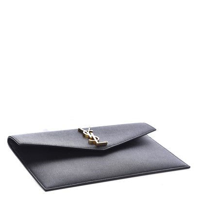 Saint Laurent Grain De Poudre Uptown Pouch Black 4 of 7