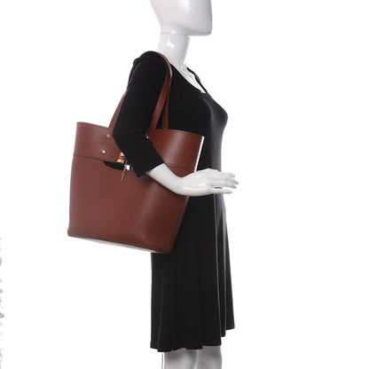 Chloe Smooth Grained Calfskin Medium Aby Tote Sepia Brown 2 of 10