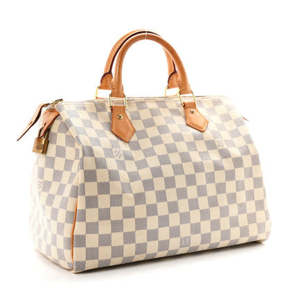 Louis Vuitton Damier Azur Speedy 30 3 of 10