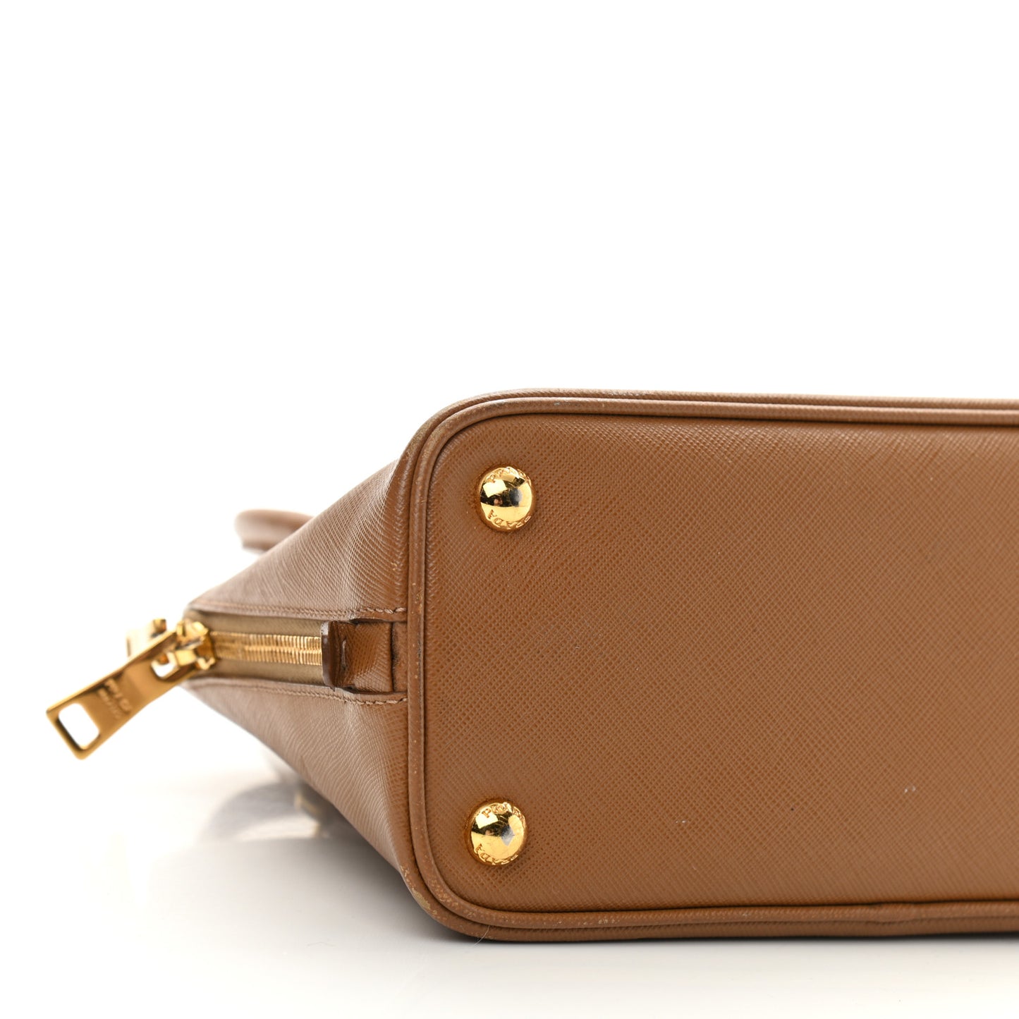 Saffiano Lux Small Promenade Tote Caramel