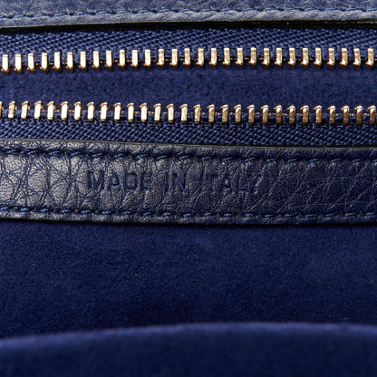 Christian Dior Grained Calfskin Medium Diorama Flap Bag Blue 7 of 12