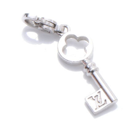 Louis Vuitton 18k White Gold Key Charm 1 of 3