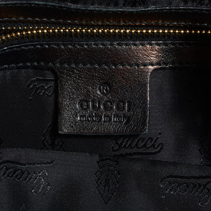 Gucci Patent Large Hysteria Top Handle Bag Black 6 of 7