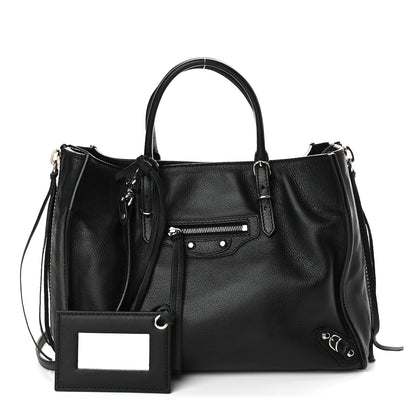 Balenciaga Calfskin Papier Mini A4 Tote Black 1 of 9