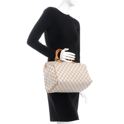 Louis Vuitton Damier Azur Speedy 30 2 of 15