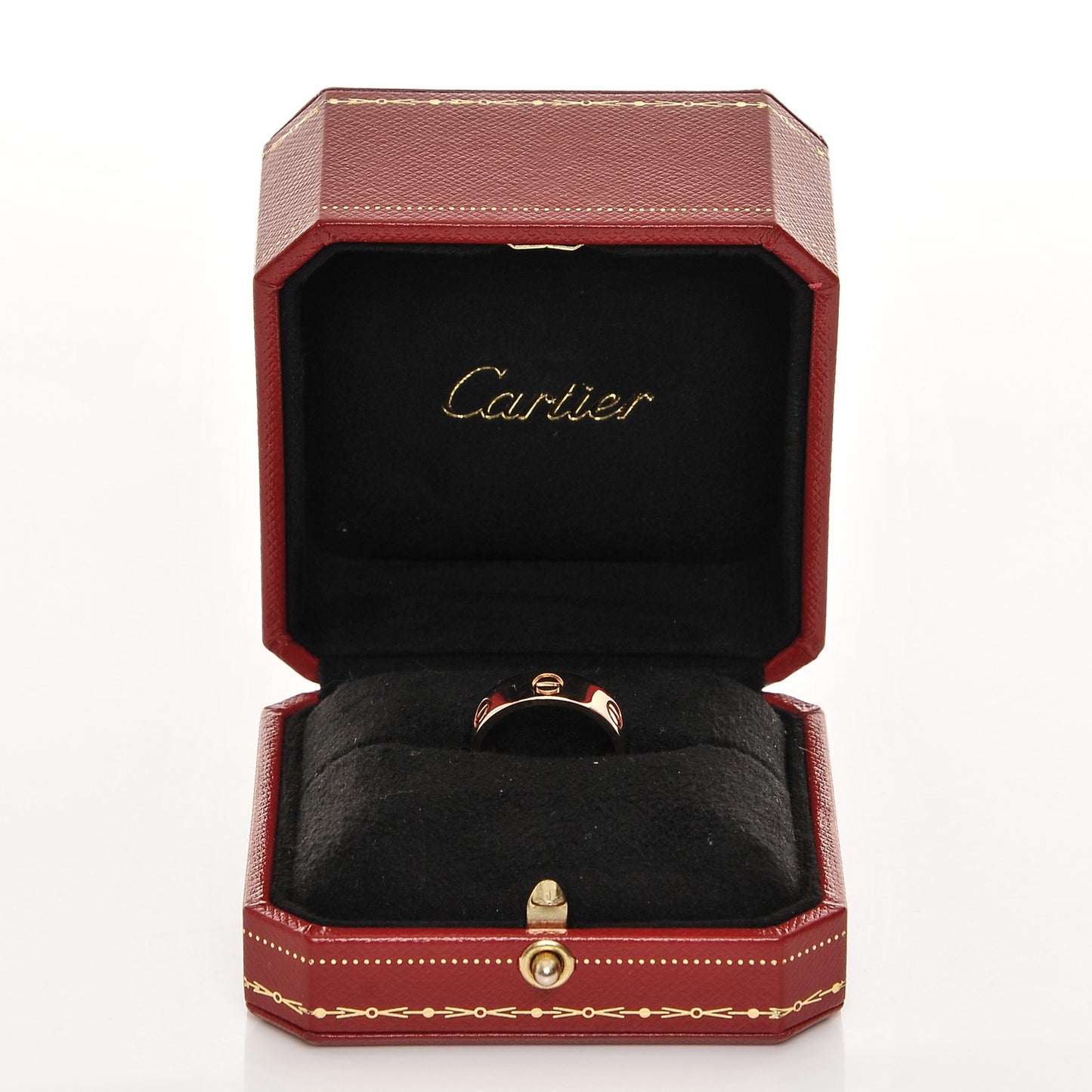 18K Yellow Gold 5.5mm LOVE Ring 54 6.75