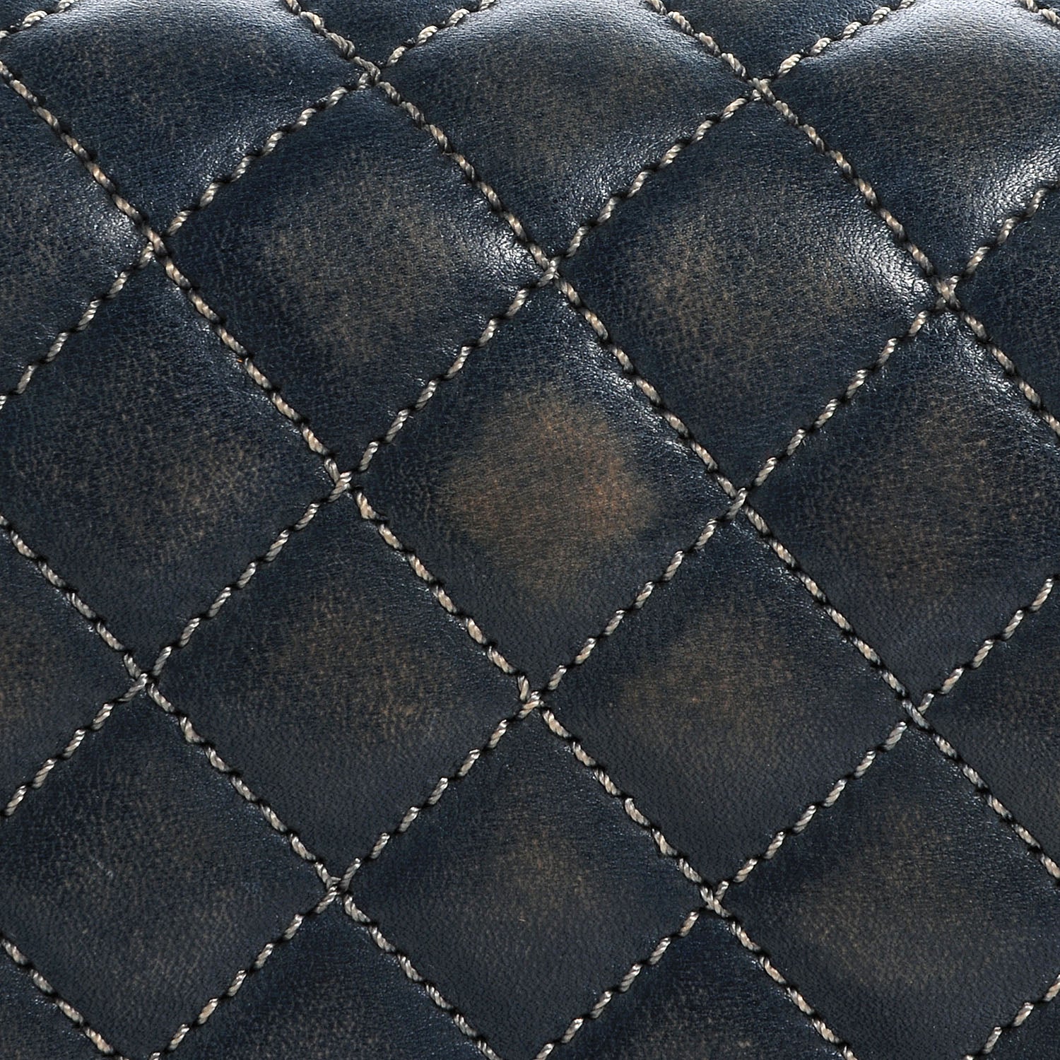 Chanel Faded Calfskin Quilted Medium Boy Flap Blue 8 of 8