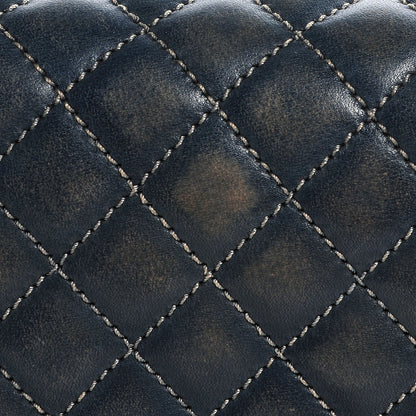 Chanel Faded Calfskin Quilted Medium Boy Flap Blue 8 of 8
