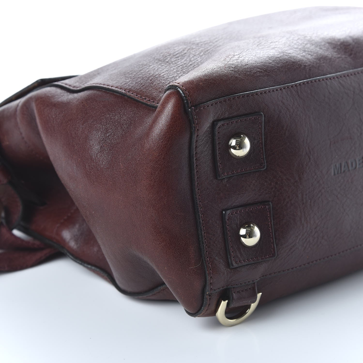 Mulberry Natural Leather Cara Delevigne Convertible Satchel Oxblood 8 of 14