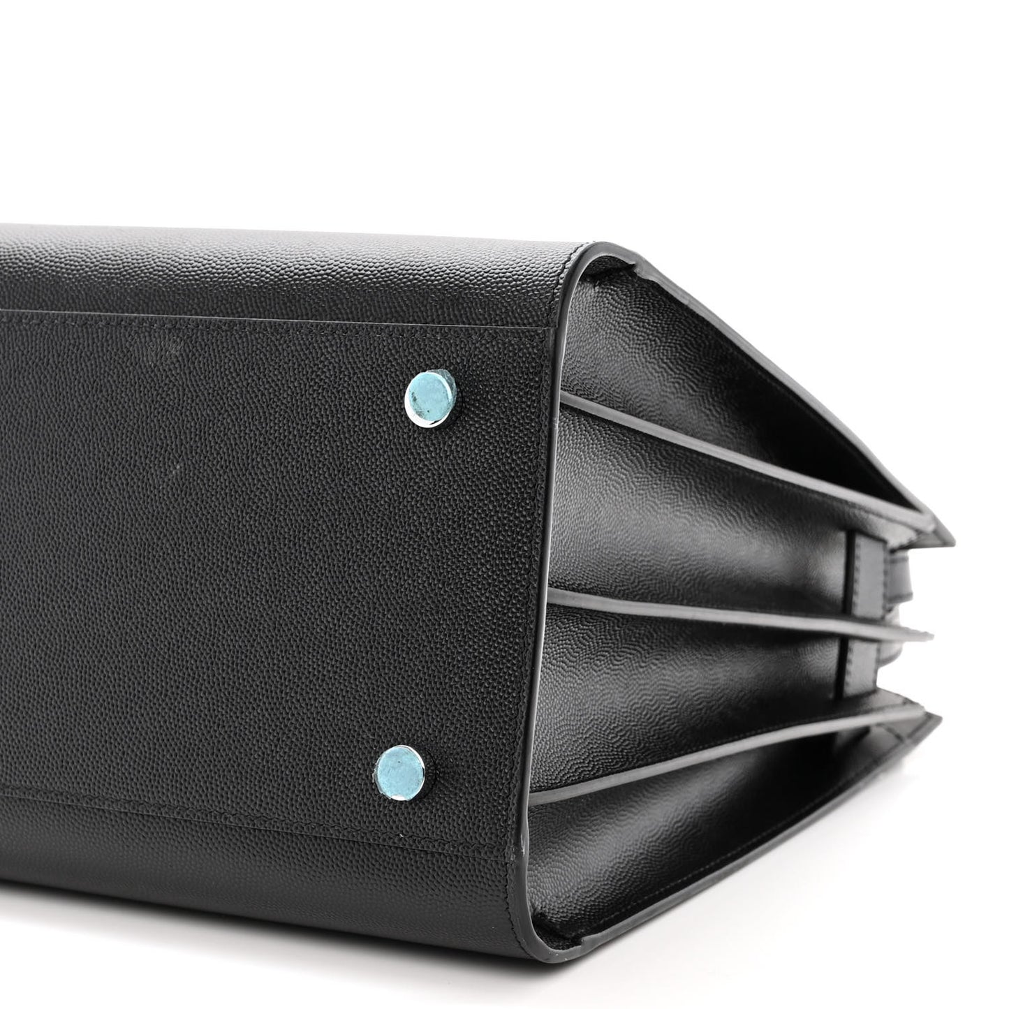 Grained Calfskin Small Sac De Jour Black