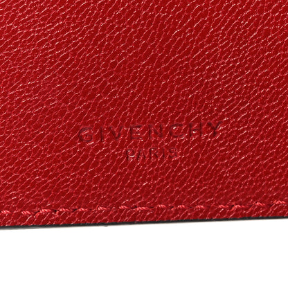 Givenchy Goatskin Diamond Quilted GV3 Medium Wallet Vermillion 7 of 13