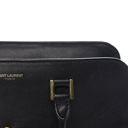 Saint Laurent Calfskin Monogram Baby Cabas Black 9 of 15