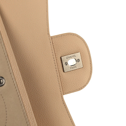 Chanel Caviar Quilted Jumbo Double Flap Light Beige 7 of 13