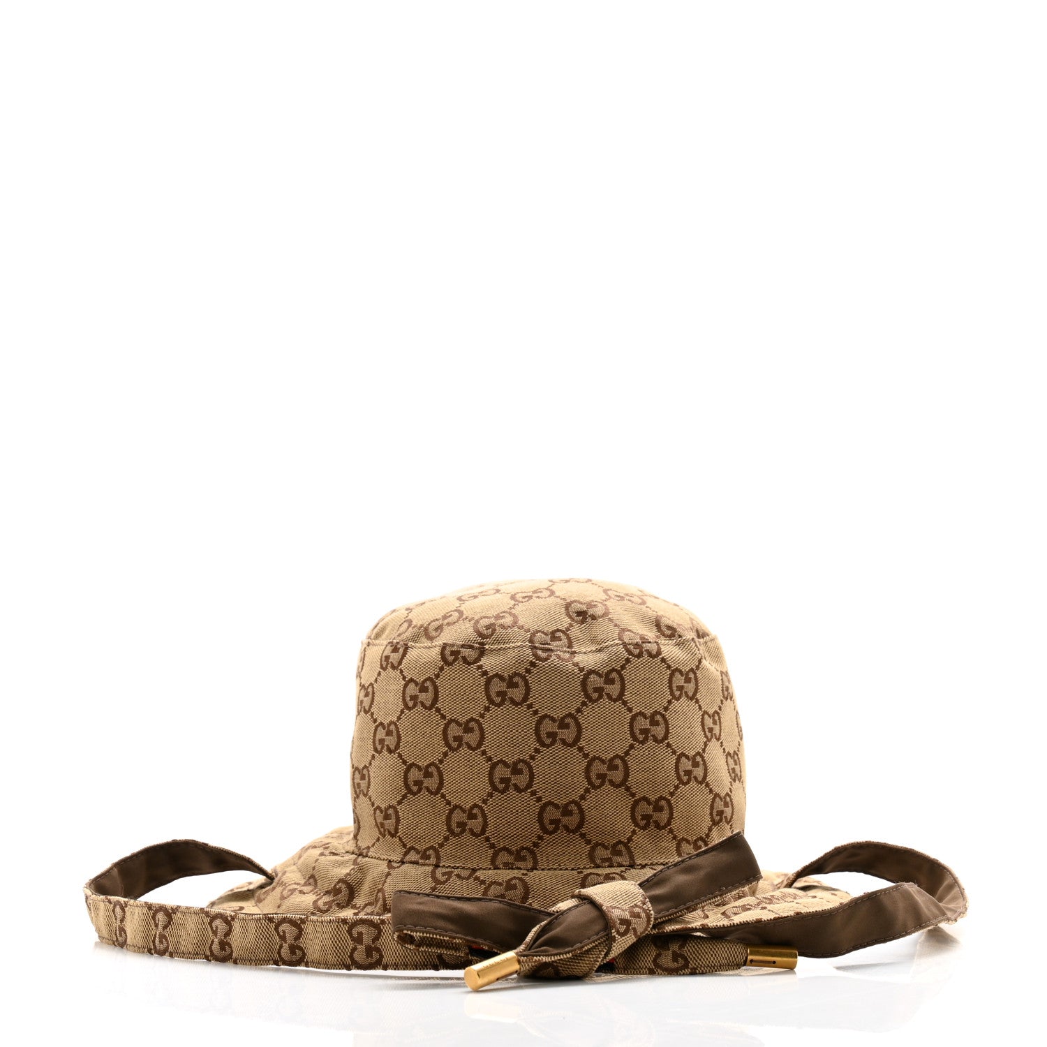 Gucci Canvas Monogram Reversible Bucket Hat M Brown 10 of 18