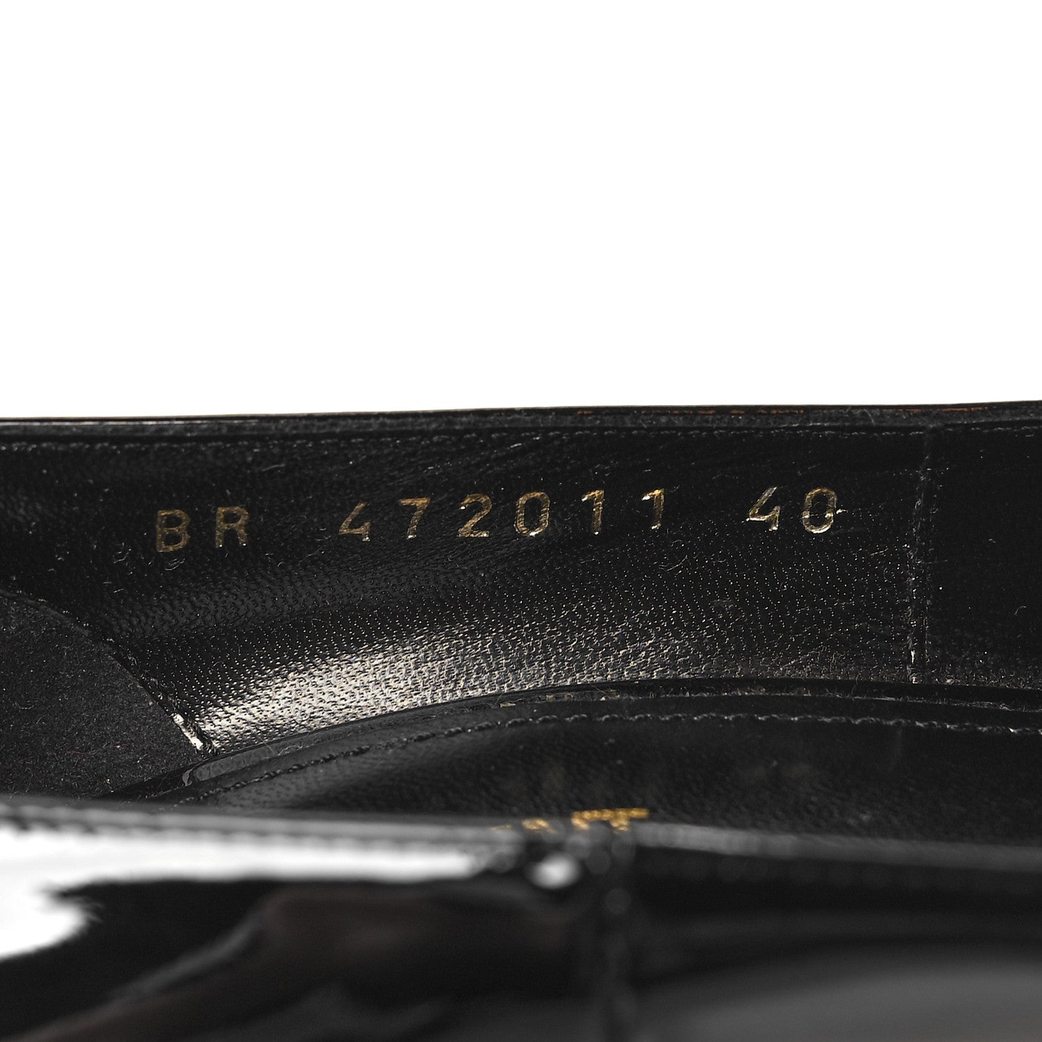 Saint Laurent Patent Opyum 110 Pumps 40 Black Gold 6 of 9