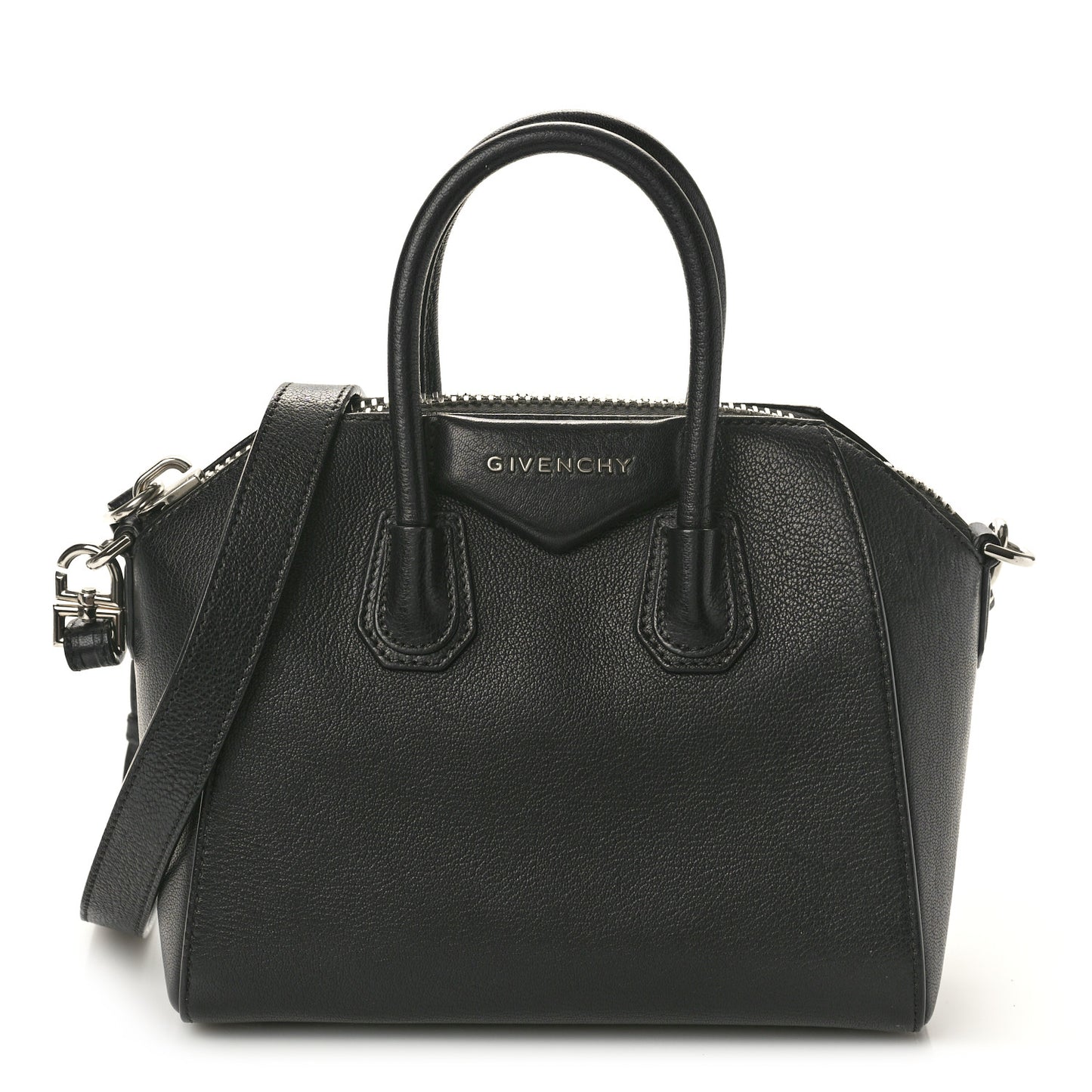 Sugar Goatskin Mini Antigona Black