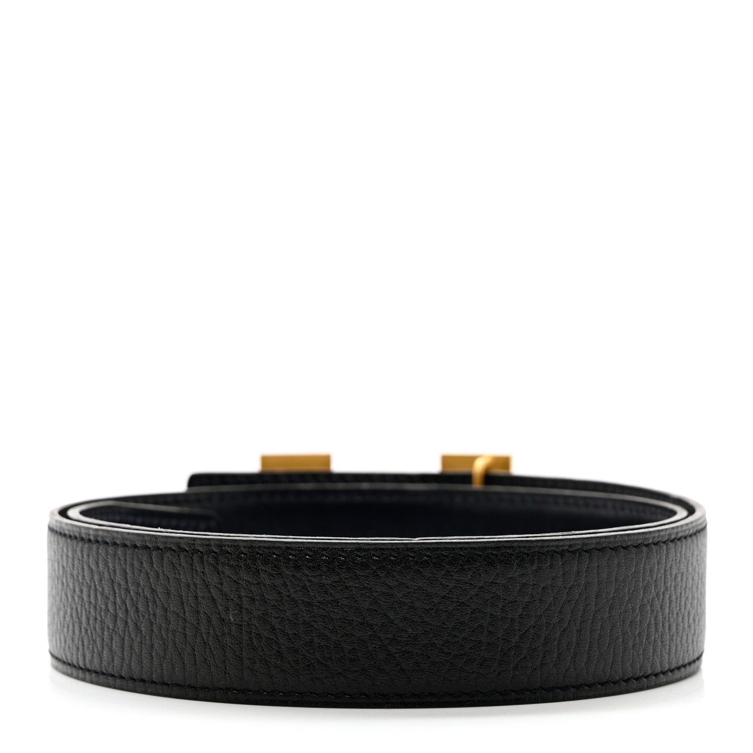 Hermes Ardennes Box 32mm H Belt 68 Black Bleu Indigo 2 of 6