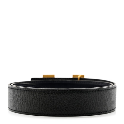 Hermes Ardennes Box 32mm H Belt 68 Black Bleu Indigo 2 of 6