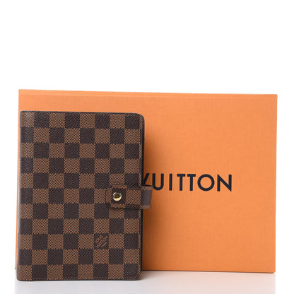 Louis Vuitton Damier Ebene Medium Ring Agenda Cover 7 of 7