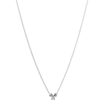 Tiffany Platinum Diamond Aria Pendant Necklace 1 of 5