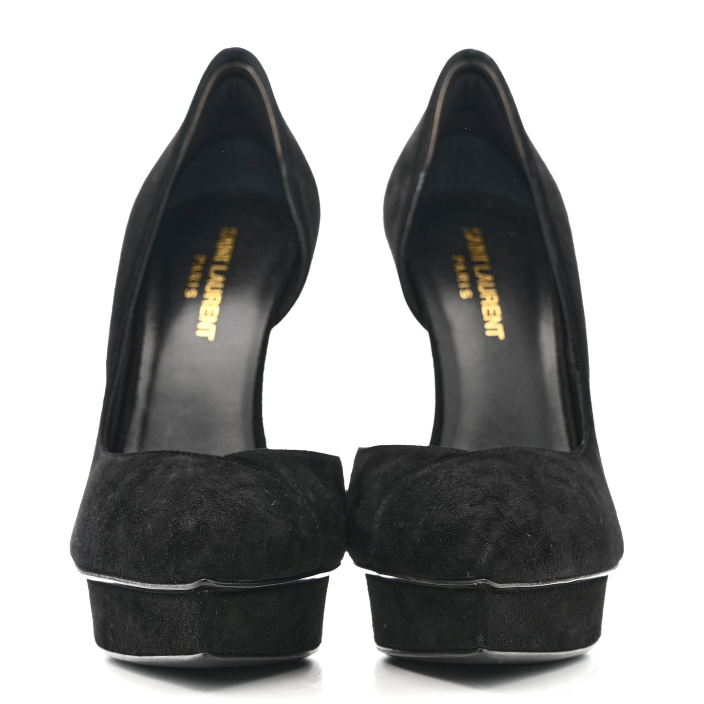 Suede Janis 105 D'Orsay Pumps 38 Black