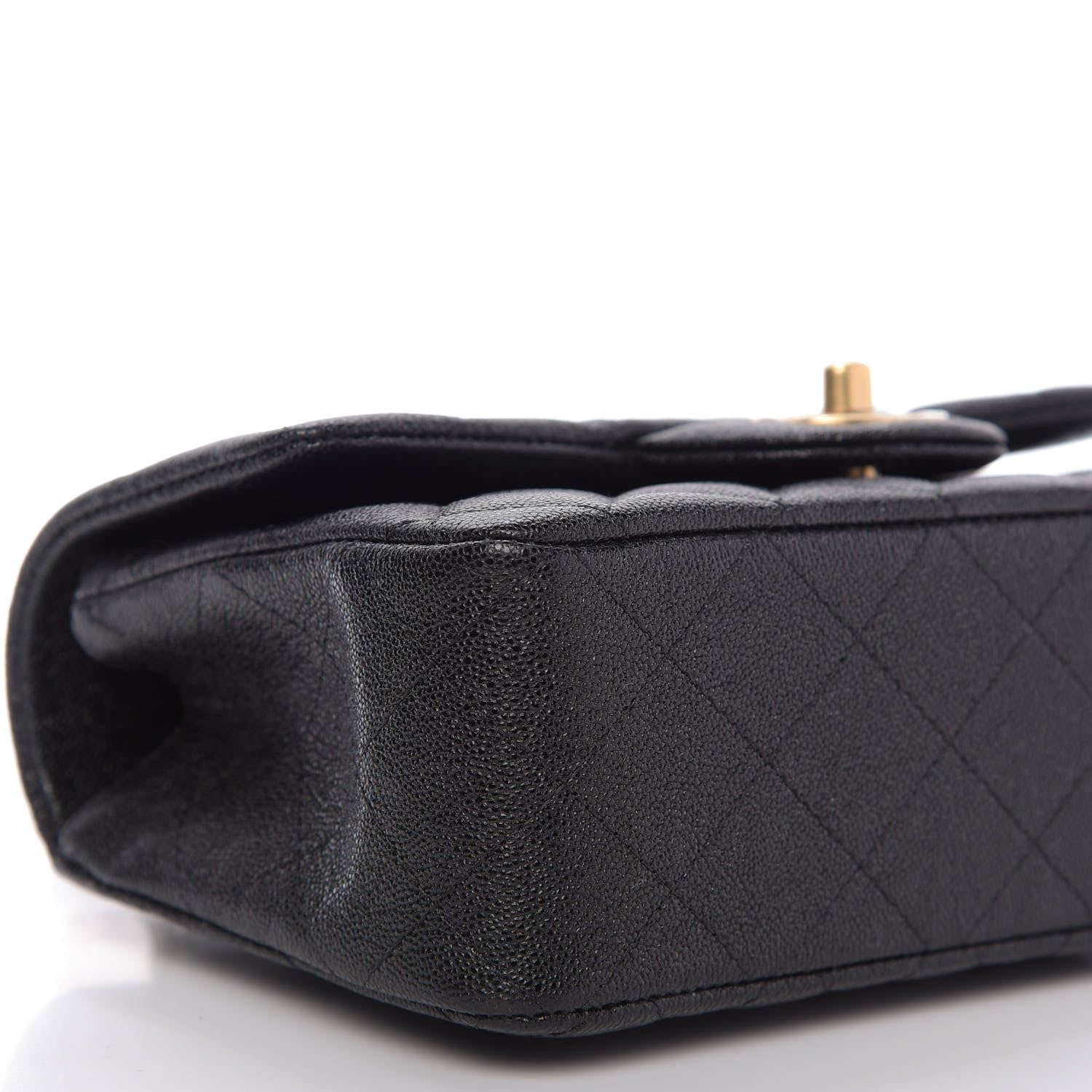 Chanel Caviar Quilted Mini Top Handle Rectangular Flap Black 6 of 9