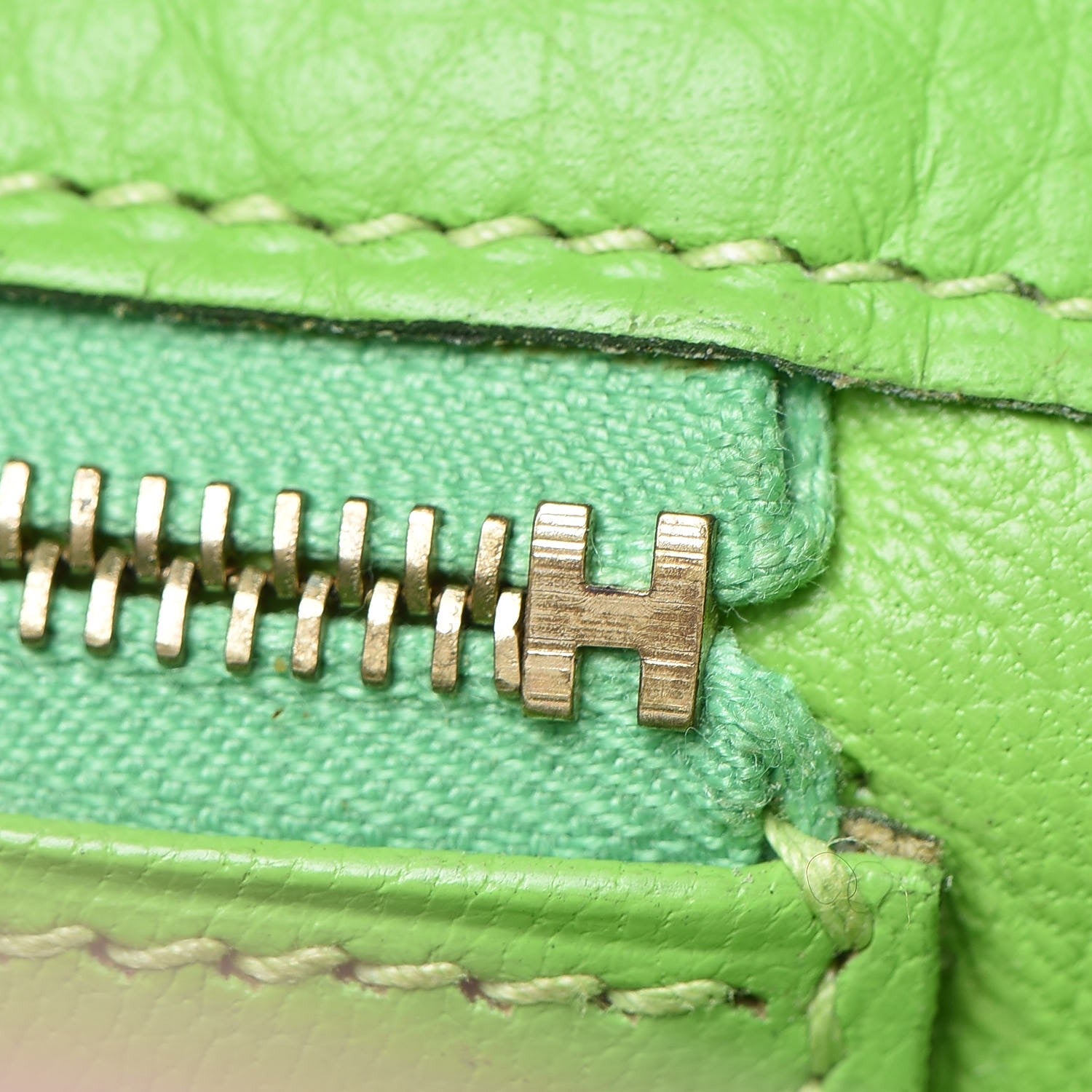 Hermes Taurillon Clemence Kelly Retourne 32 Vert Cru 29 of 41