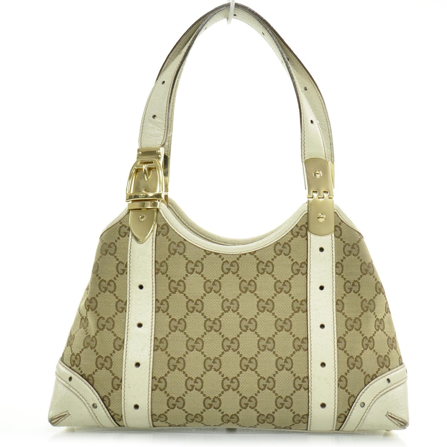 Gucci Monogram Glam Shoulder Bag Ivory 1 of 9