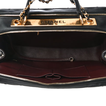 Chanel Lambskin Quilted Large Trendy CC Bowling Bag Black 5 of 12