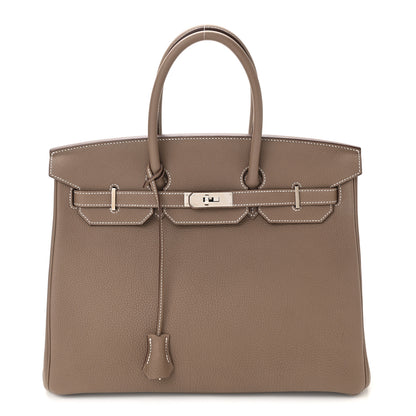 Hermes Togo Birkin 35 Etoupe 1 of 11