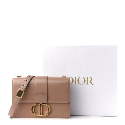 Christian Dior Crackled Lambskin 30 Montaigne Flap Bag Fard 8 of 8