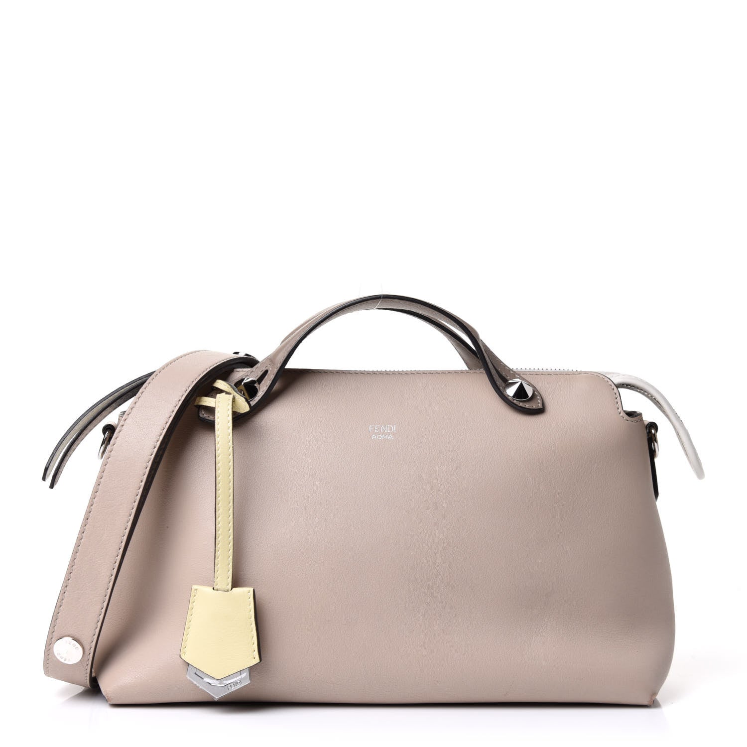 Fendi Vitello Dolce 4 Color Medium By The Way Boston Bag Nuvola Tortora Multicolor 1 of 13
