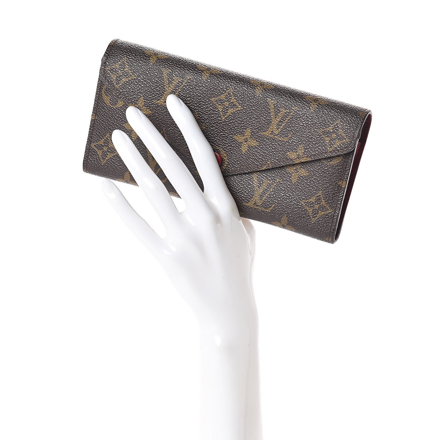 Louis Vuitton Monogram Josephine Wallet Red 2 of 15