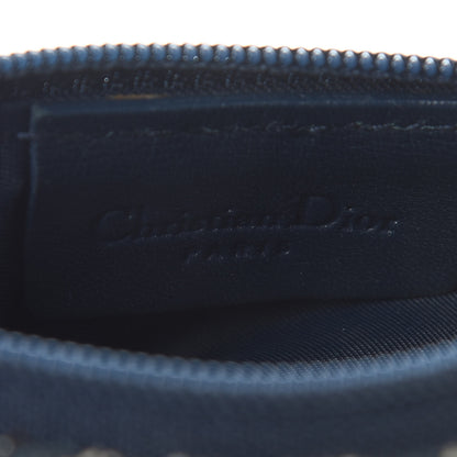 Christian Dior Monogram Saddle Coin Purse Navy 6 of 7