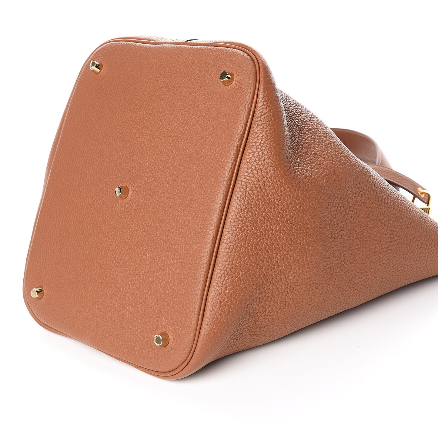 Taurillon Clemence Picotin Lock 26 GM Gold