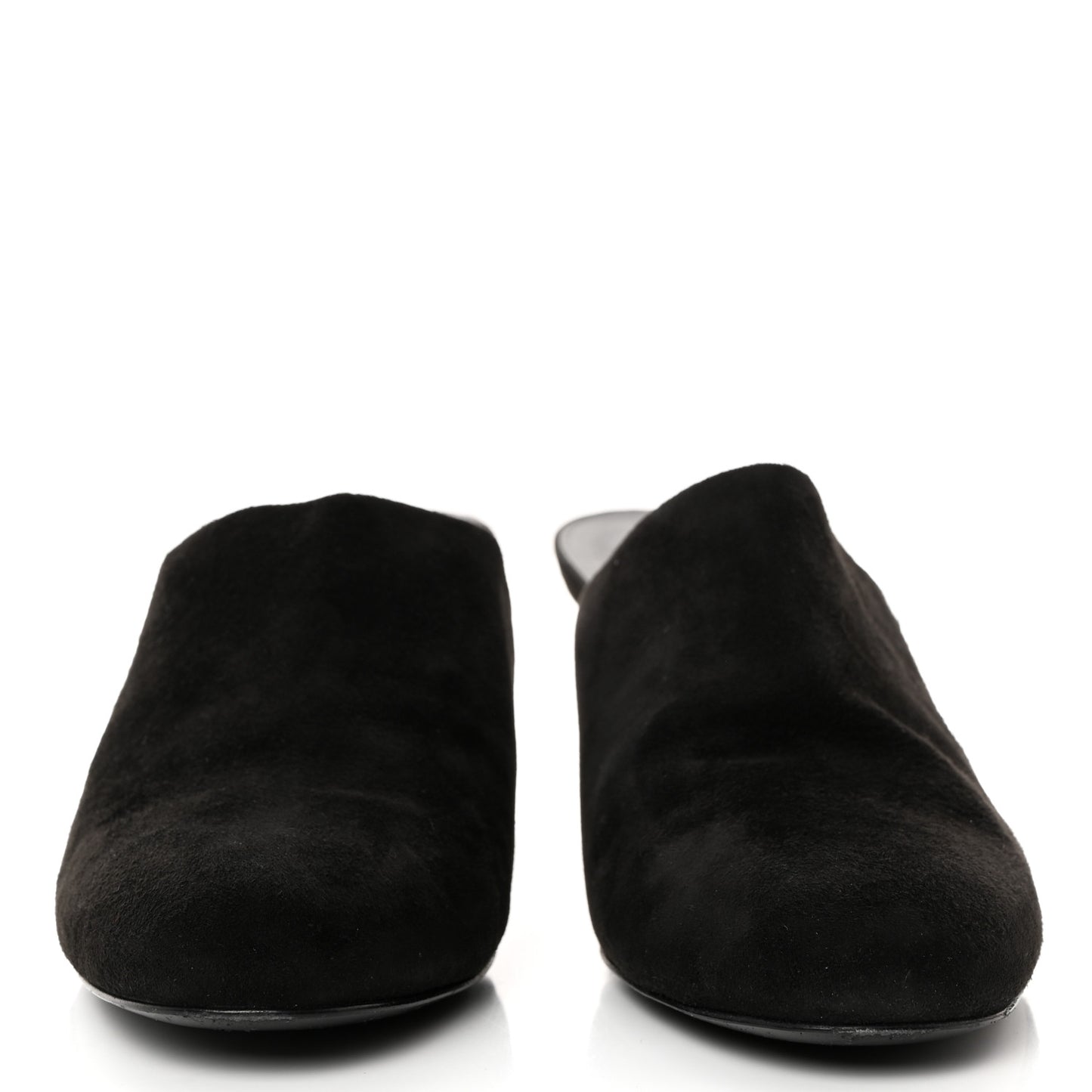 Kid Suede Logo Mules 40 Black