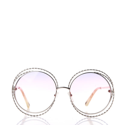 Chloe Oversized Round Carlina Oversized Round Sunglasses CE114ST Rainbow 2 of 6