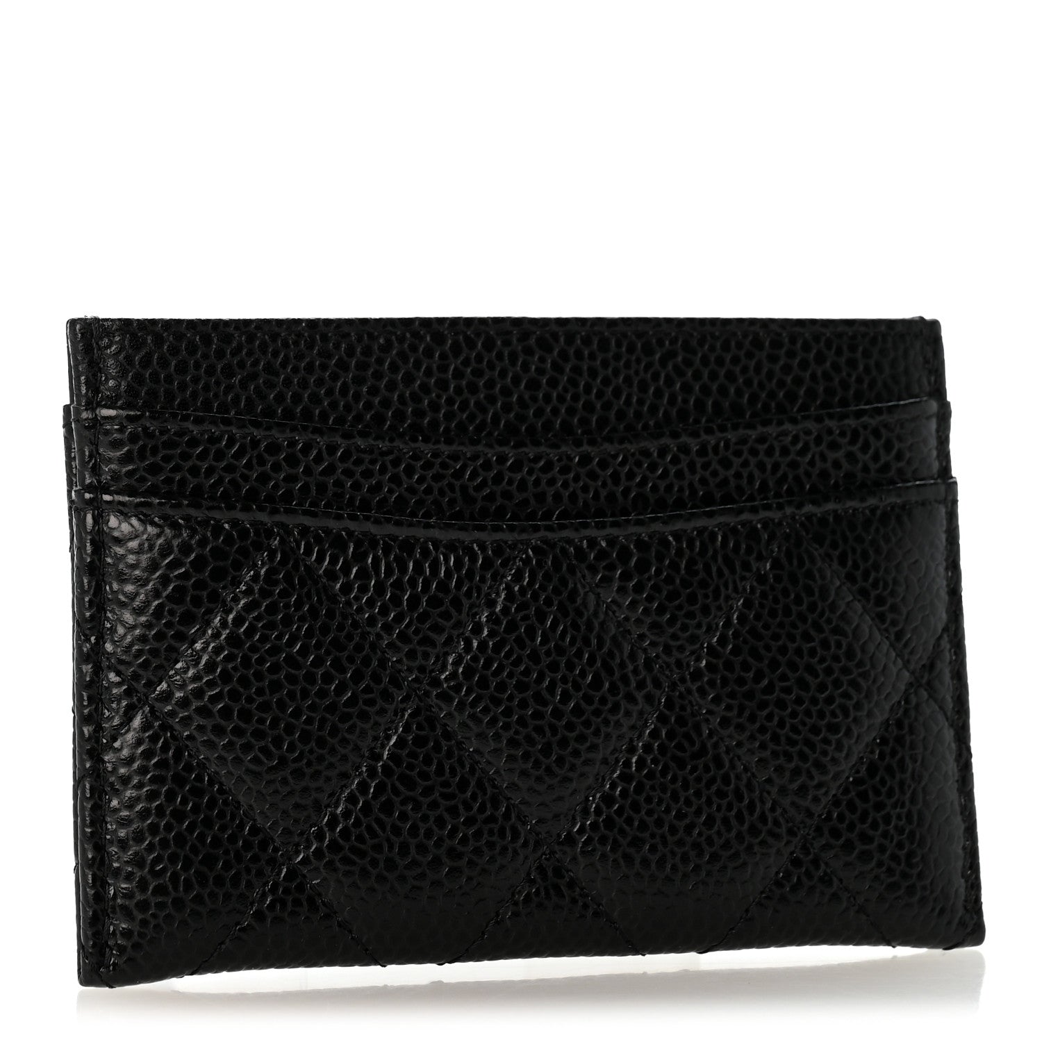Chanel Caviar Quilted Card Holder Black 3 of 9