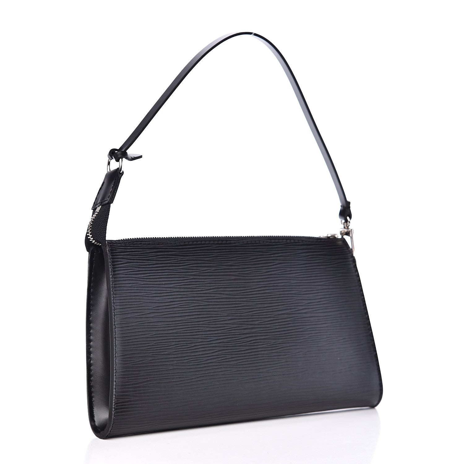 Louis Vuitton Epi Pochette Accessories 24 Black 2 of 6