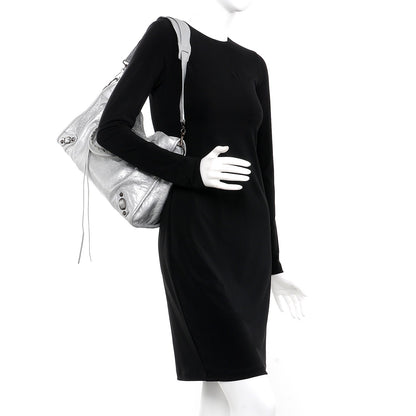 Balenciaga Agneau Classic Hardware City Gris Aluminum 2 of 4