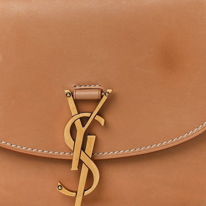 Saint Laurent Smooth Vintage Calfskin Small Kaia Satchel Brown Gold 7 of 10