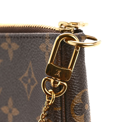 Louis Vuitton Monogram 2021 Christmas Animation Japanese Garden Mini Pochette Accessories Wisteria Pink 9 of 9