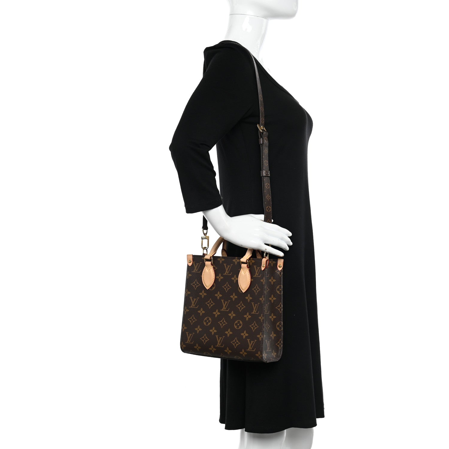 Louis Vuitton Monogram Sac Plat BB 2 of 12