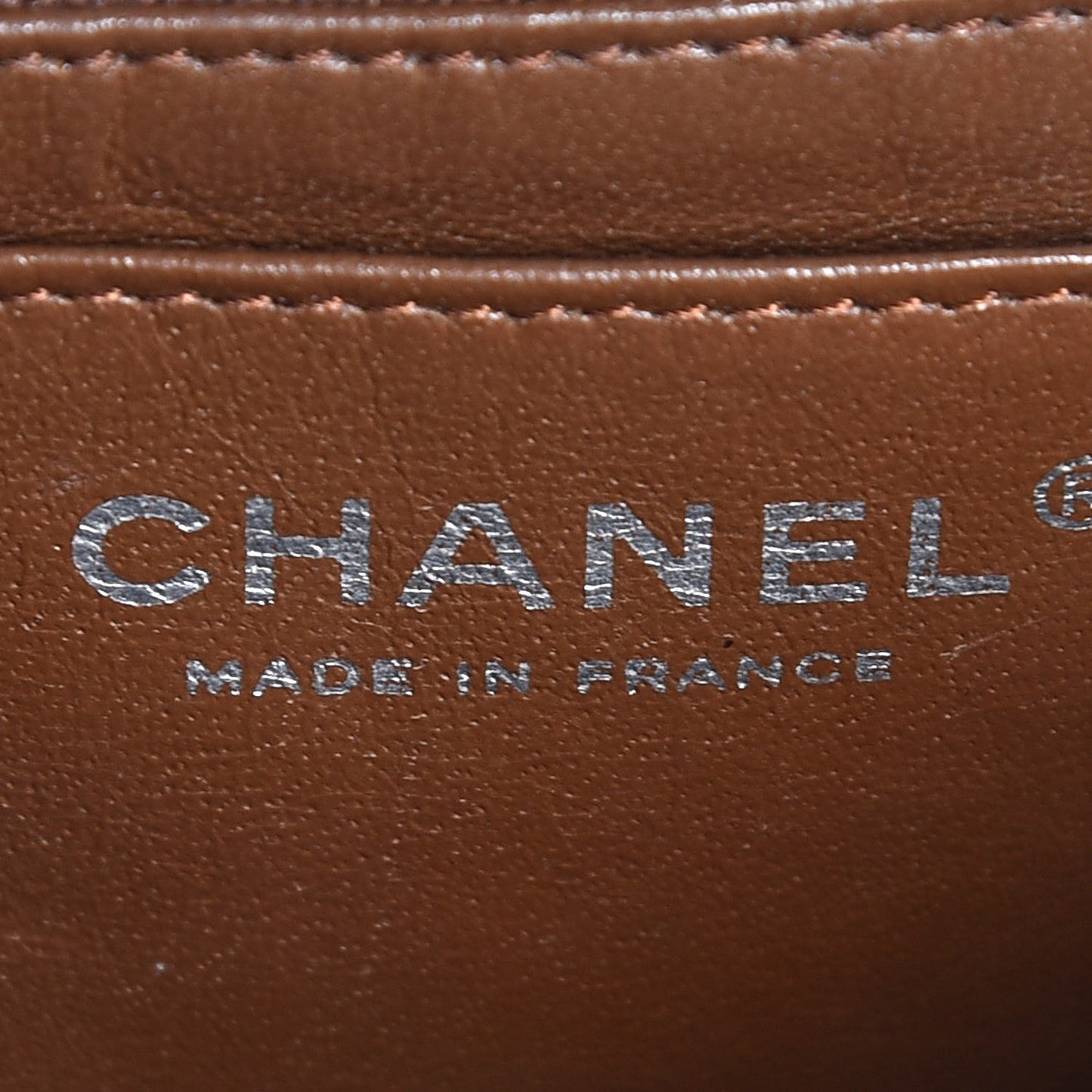 Lambskin Quilted Jumbo Single Flap Brown
