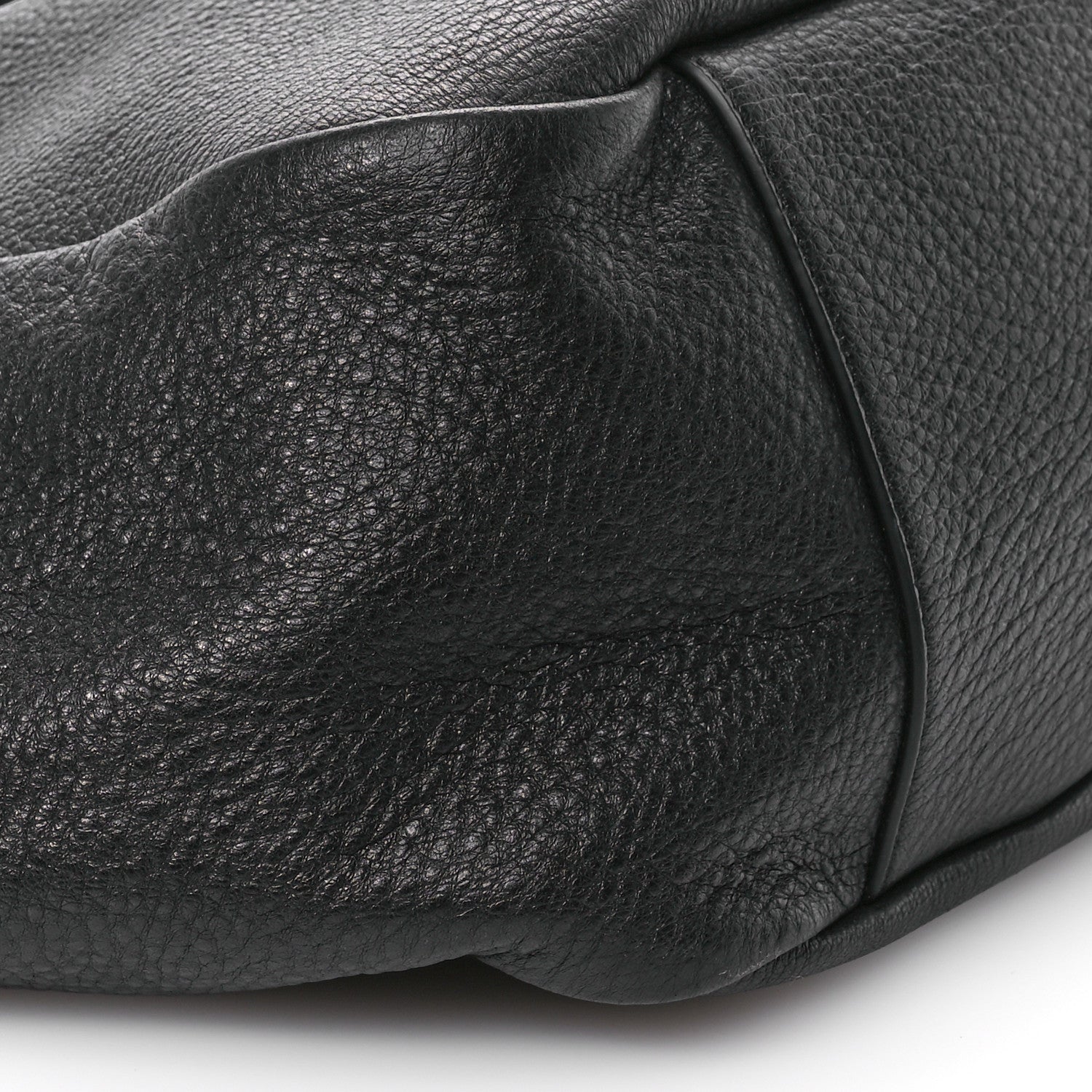 Saint Laurent Grained Deerskin Bea Tote Black 9 of 10
