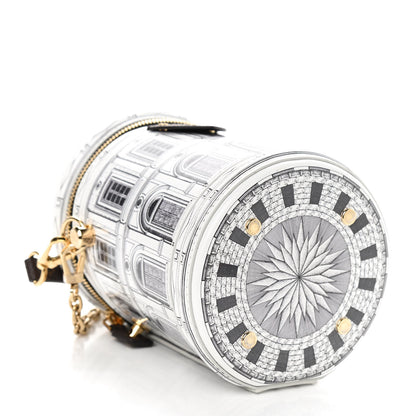 Louis Vuitton X FORNASETTI Calfskin Architettura Cannes Black White 4 of 8
